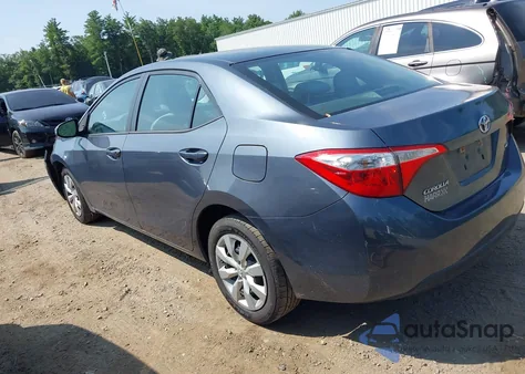 2016 Toyota Corolla Le z USA, uszkodzony, nr VIN 5YFBURHEXGP505190